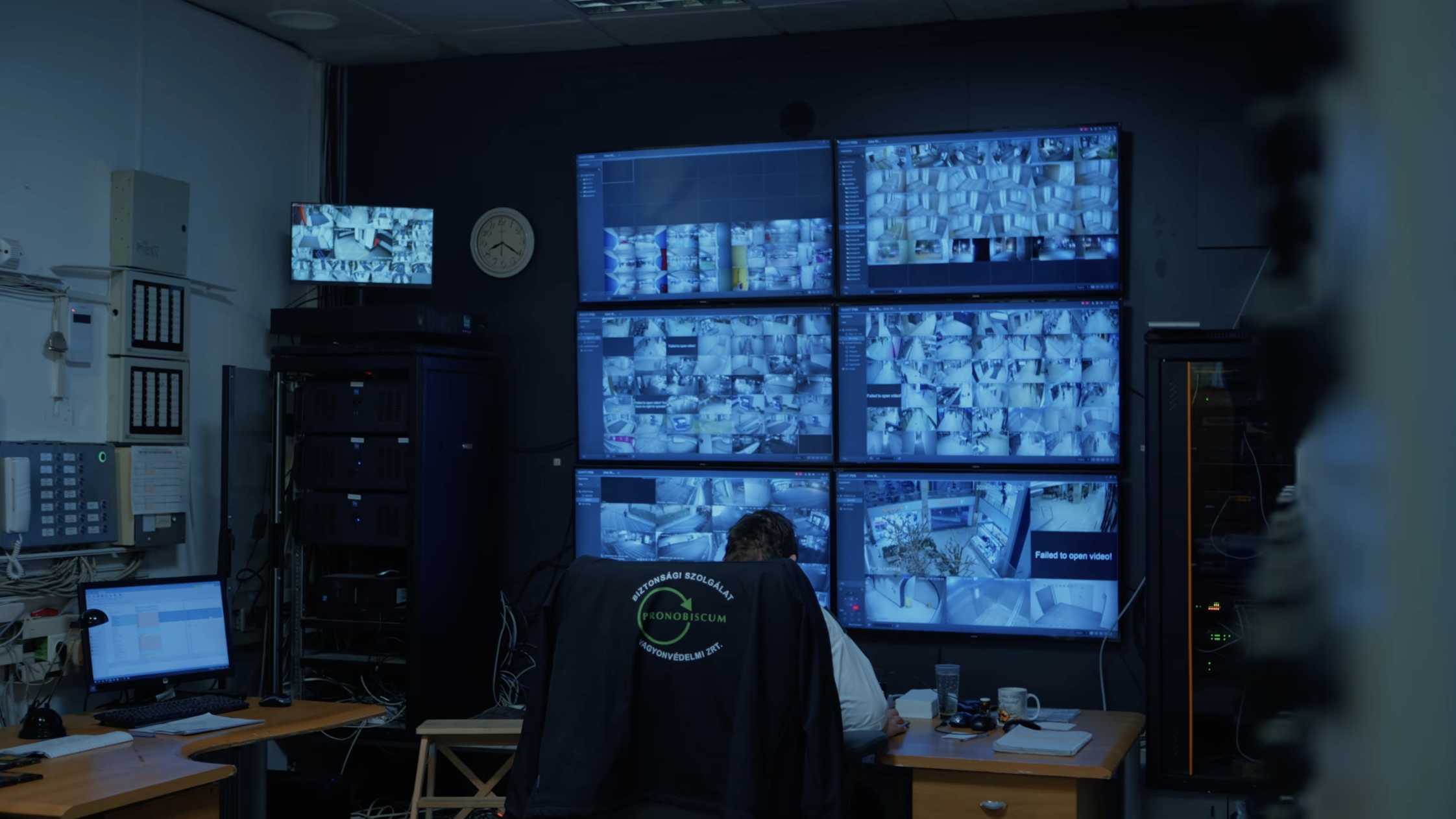 Robot dog patrol log dashboard